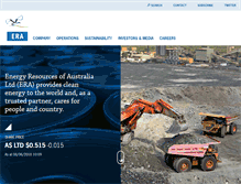 Tablet Screenshot of energyres.com.au